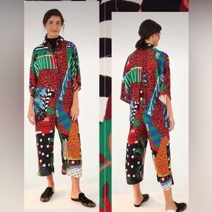 FARM Rio Multicolor Patterned Jumpsuit